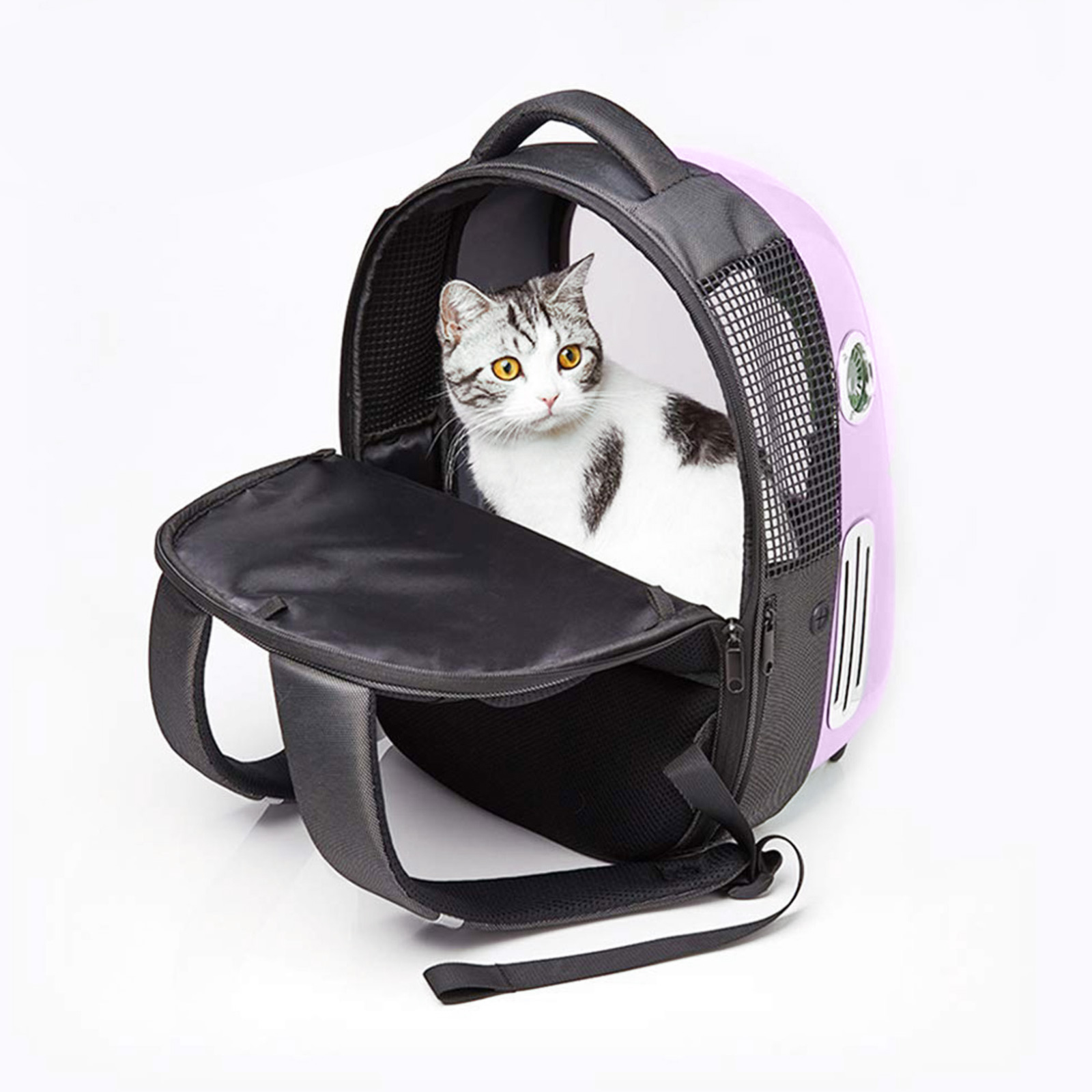 CROWDALE 15 inch Australia's famous cat paint Backpack Canvas Backpack